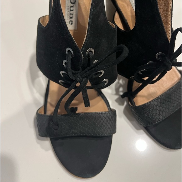 Dune London Sandals in black Suede ❤️ - Picture 5 of 6